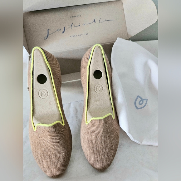 Rothy's Shoes - Rothy's Merino Clove and Yellow Wool Flat Loafers NWT dust Bag